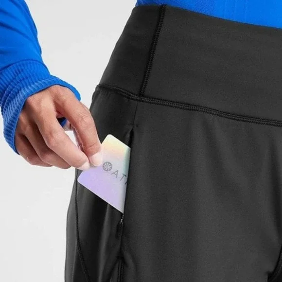 Athleta Distance Jogger in Plush Supersonic XXSP Black - Picture 3 of 5